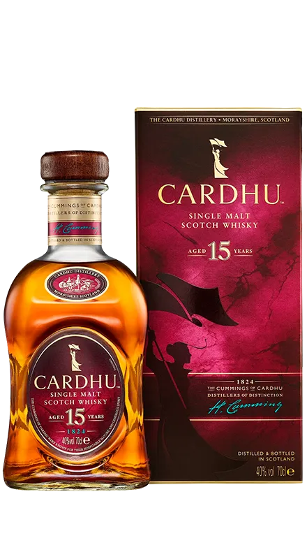 Cardhu 15 Ani Single Malt Whisky 0.7L